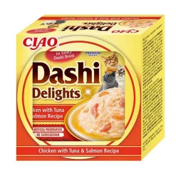 Inaba Kissan Märkäruoka*Dashi Delights Cat tonnikala-lohi 70 g
