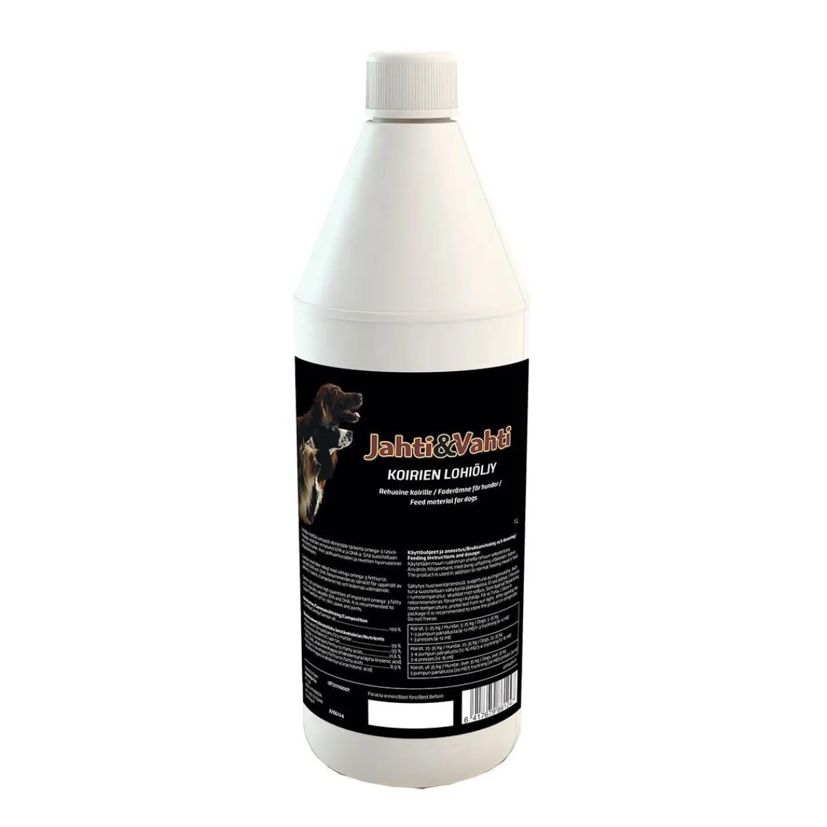 Jahti&Vahti Öljyt, Vitamiinit Ja Lisäravinteet|Hoito Ja Terveys*Lohiöljy 1000ml