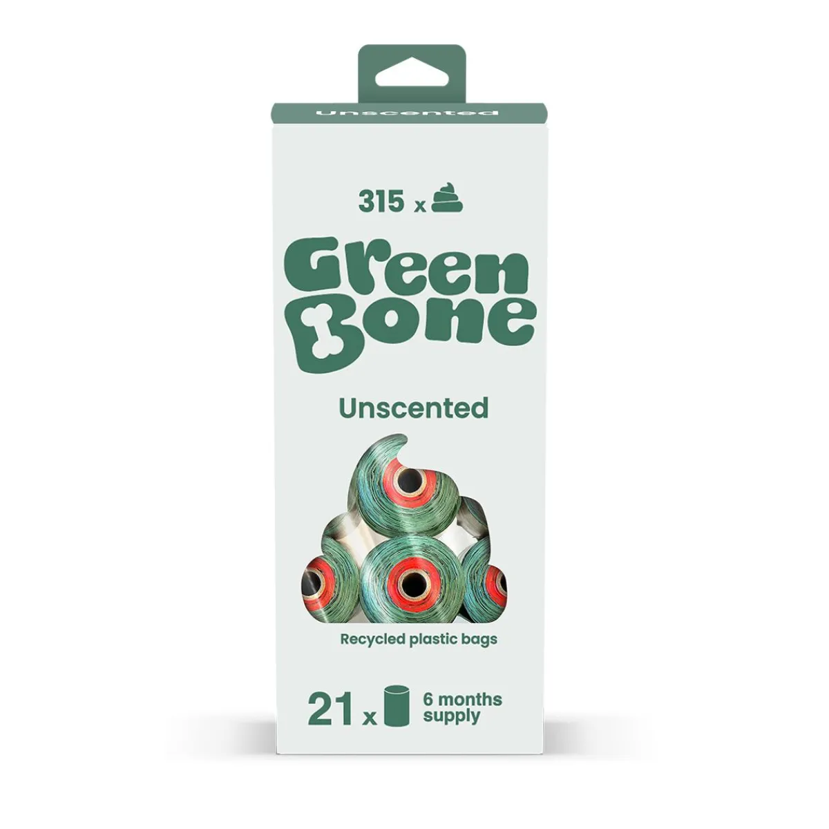 Green Bone Koirankakan Kerääminen|Uutuudet Koirille*Kakkapussit , hajustamaton