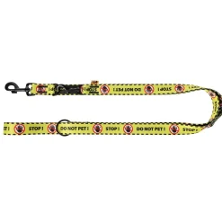 Dingo Koiran Hihnat Ja Flexit*Keltainen hihna Do Not Pet 220 cm