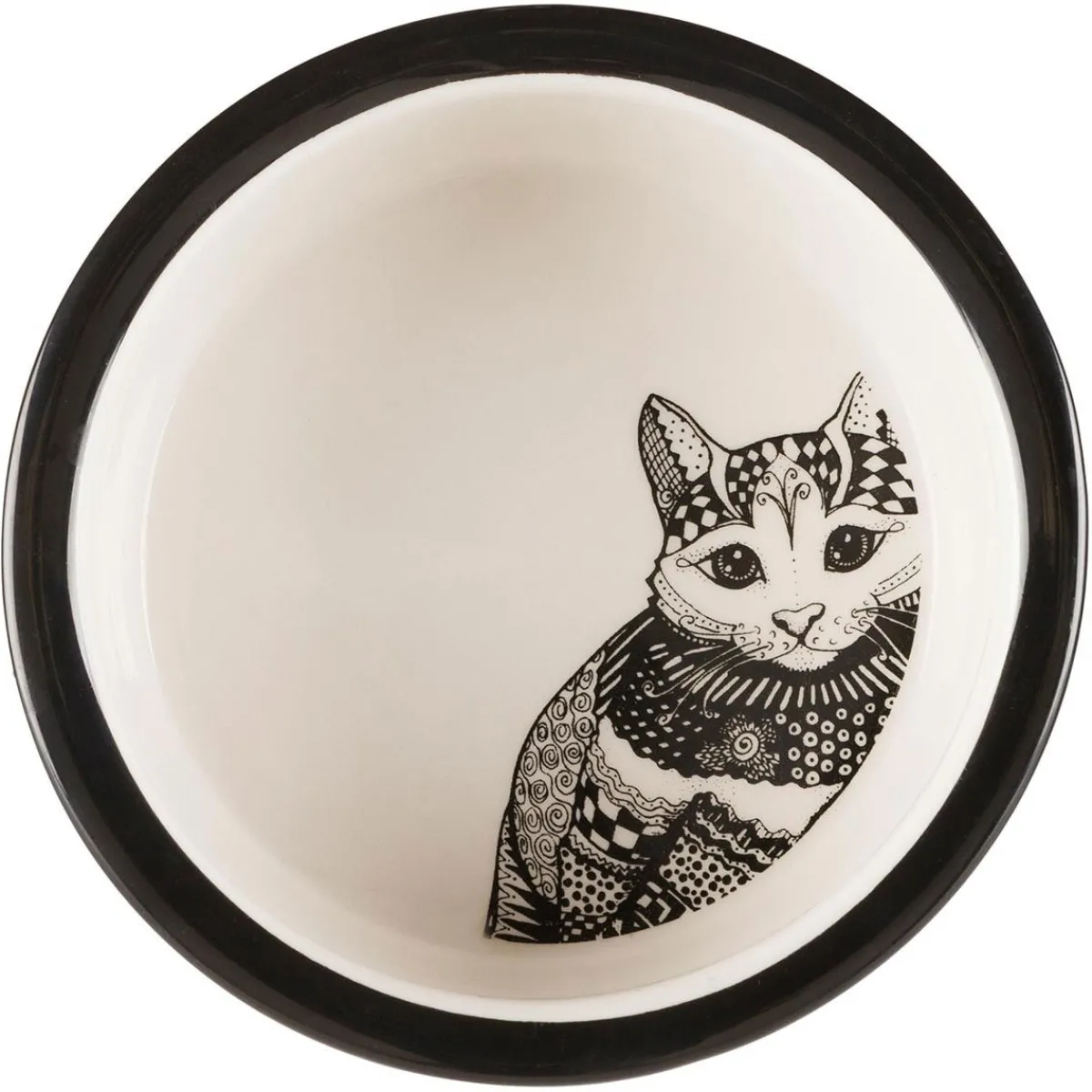 Trixie Kissan Ruoka- Ja Juomakupit*Kissankuppi Zentangle 0,3 l, 12 cm