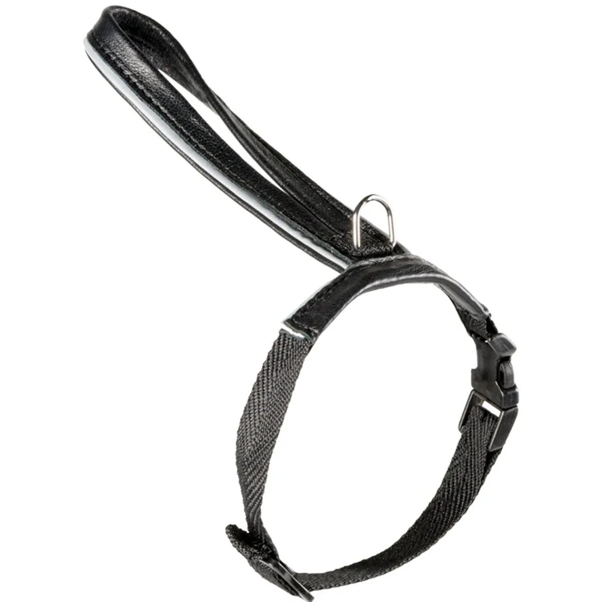 Feel Kissan Valjaat|Ulkoilu*Kissan valjas Leather Purrr nappa musta