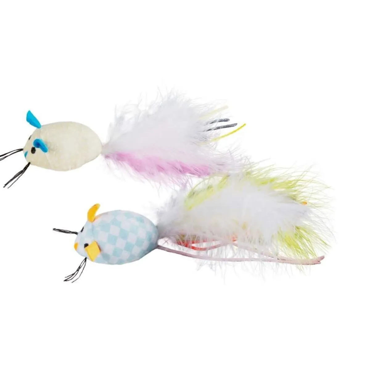 Little&Bigger Kissanpennun Lelut|Kissan Hiirilelut*Kissojen pehmohiiret Kitten Basics 2-pack