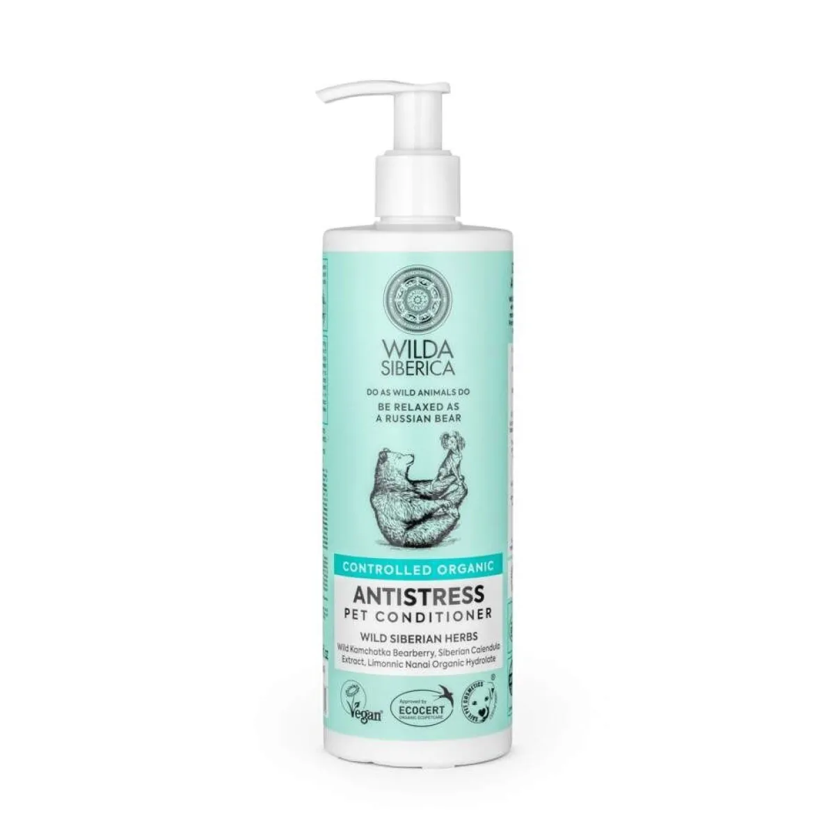 WILDA Kissan Hoitoaineet|Koiran Hoitoaineet*Koiran hoitoaine kutinaan Siberica Antistress 400ml