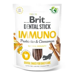 Brit Care Tarjoukset Koirille|Hammasherkut*Koiran purutikku Immuno Probiotics & Cinnamon 7 kpl