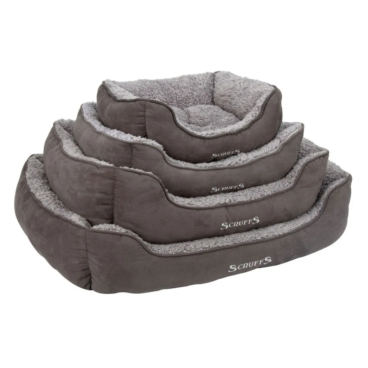Scruffs Koiran Pedit Ja Alustat|Koiran Pedit*Koiran reunallinen peti Cosy, harmaa