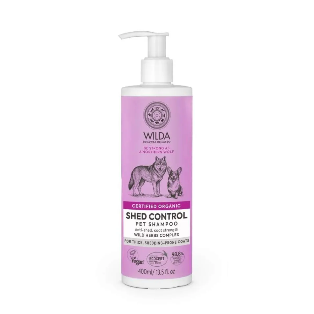 WILDA Koiran Shampoot|Kissan Shampoot*Koiran shampoo Shed control shampoo 400 ml