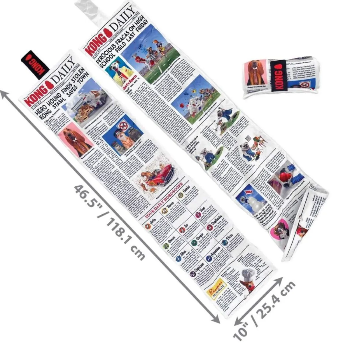Kong Koiran Pehmolelut|Koiran Vinkulelut*Daily Newspaper XL