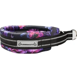 Kusse & Kutta Koiran Pannat*Kusse&Kutta extraleveä lycra-panta, violetit kukat