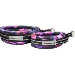 Kusse & Kutta Koiran Pannat*Kusse&Kutta lycra-panta, violetit kukat