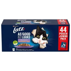 Latz Kissan Märkäruoka|Tarjoukset Kissoille*Agail Mixed lajitelma 44x85g
