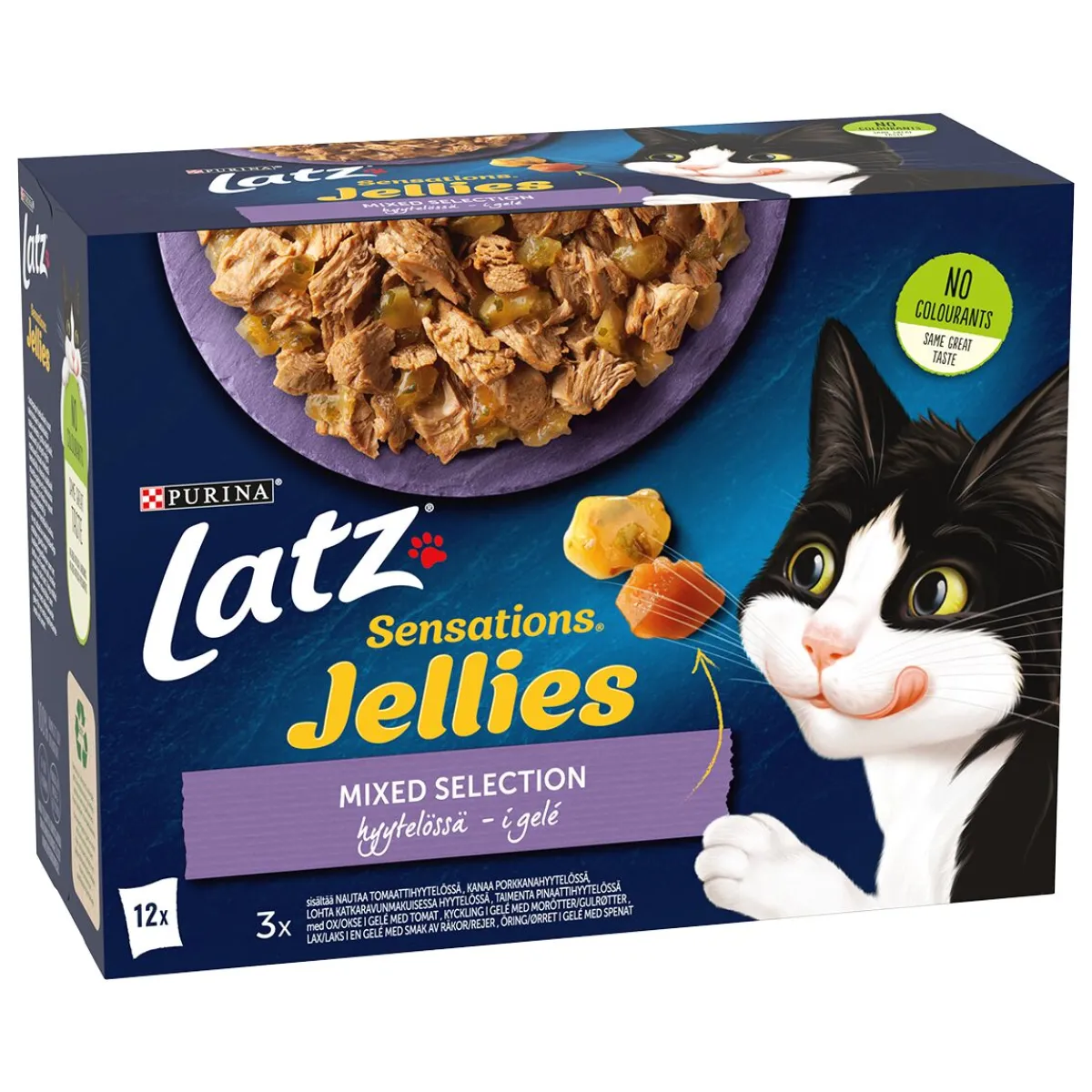 Latz Kissan Märkäruoka|Tarjoukset Kissoille*Cat Sensations Mixed Selection in jelly 12x100g