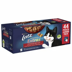 Latz Kissan Märkäruoka|Tarjoukset Kissoille*Sensations Extras Countryside 44x85g