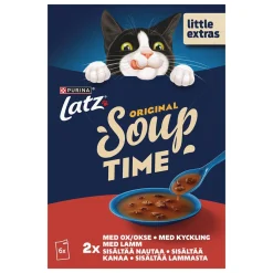 Latz Kissan Märkäruoka|Tarjoukset Kissoille*Soup Farm Selection 6 x 48 g