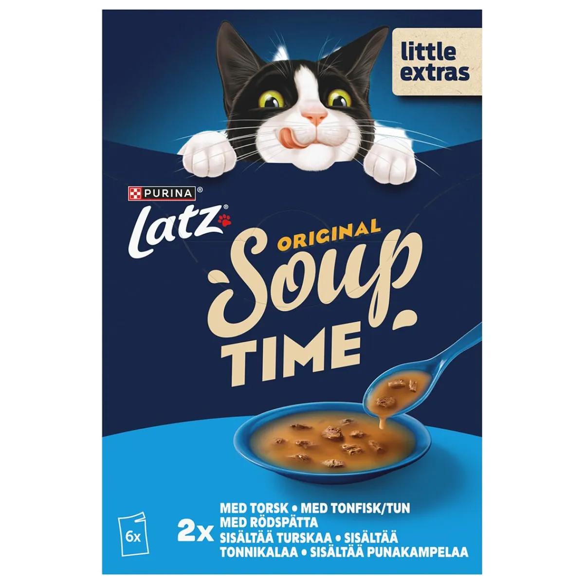 Latz Kissan Märkäruoka|Tarjoukset Kissoille*Soup Fish Selection 6 x 48 g