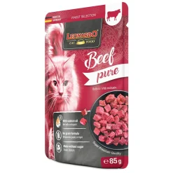Leonardo Kissan Märkäruoka|Tarjoukset Kissoille*Pure Beef 85 g