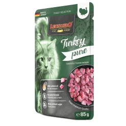 Leonardo Kissan Märkäruoka|Tarjoukset Kissoille*Pure Turkey 85 g