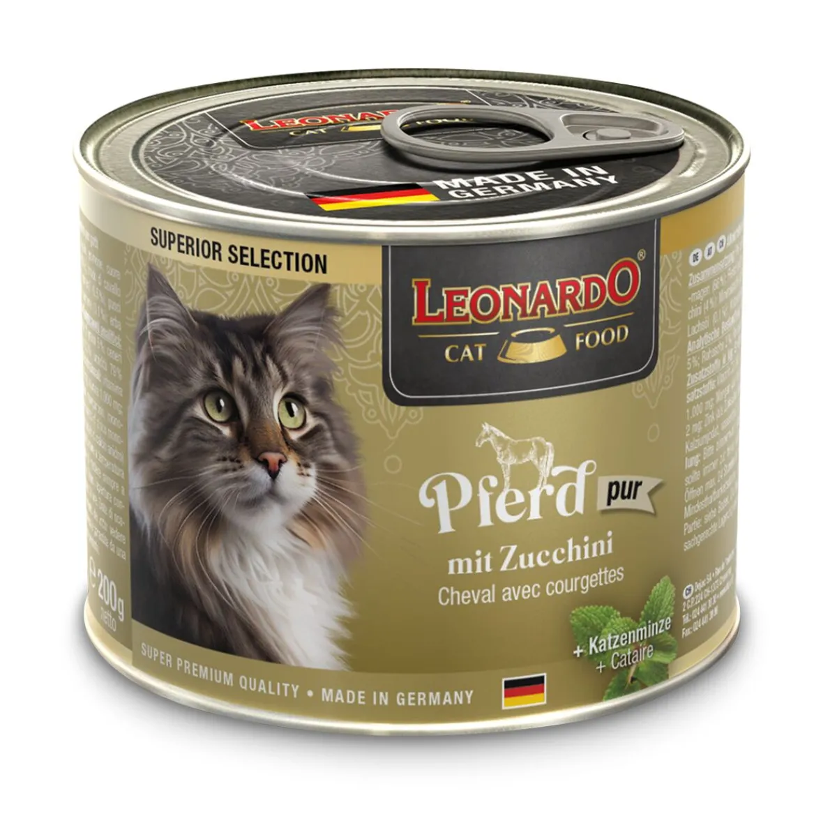 Leonardo Kissan Märkäruoka|Tarjoukset Kissoille*Superior Horse 200 g