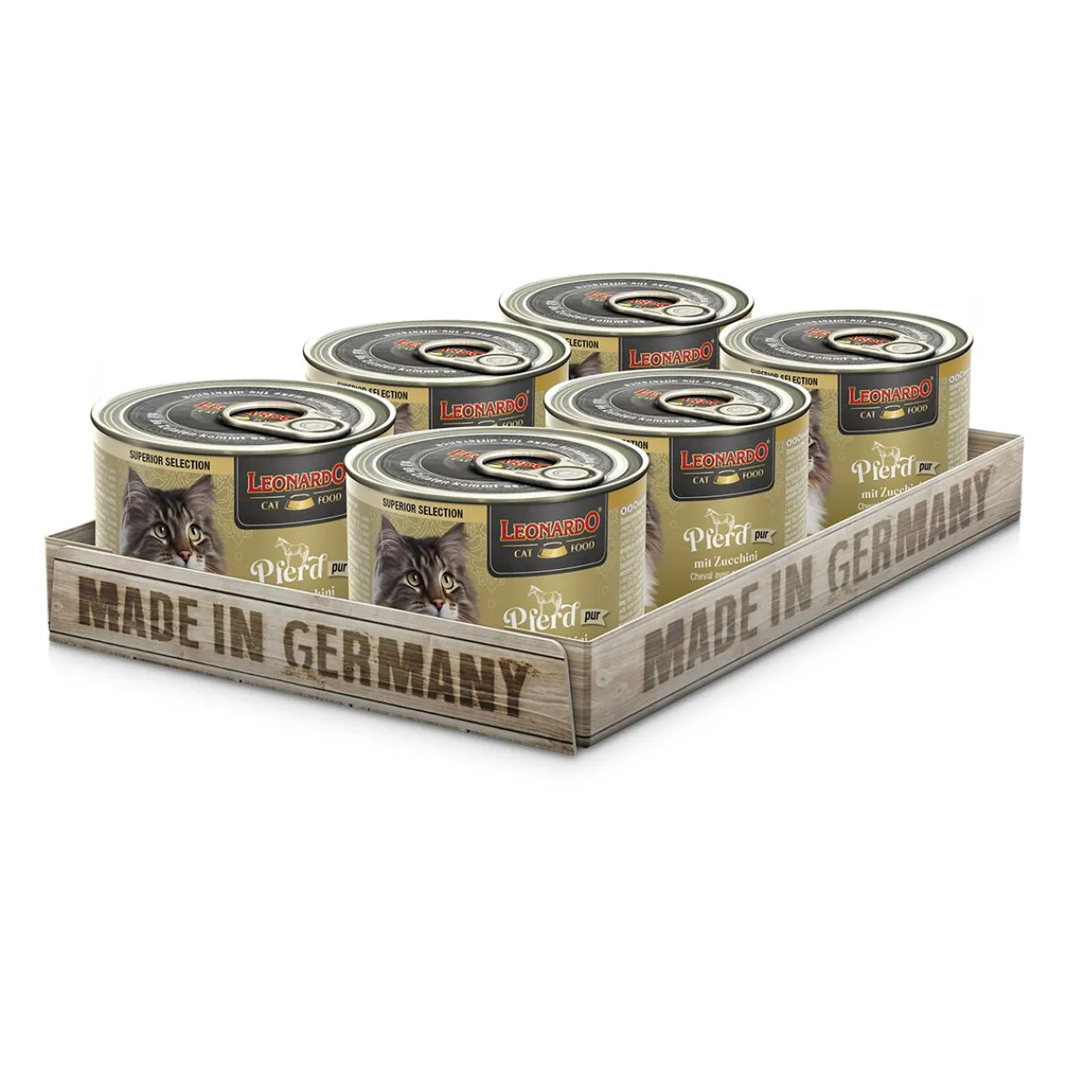 Leonardo Kissan Märkäruoka|Tarjoukset Kissoille*Superior Horse 200 g