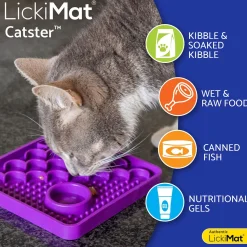 LickiMat Ahmimisenestokupit Ja Nuolumatot|Koiranpennun Ruokailu*Catster kissan nuolumatto