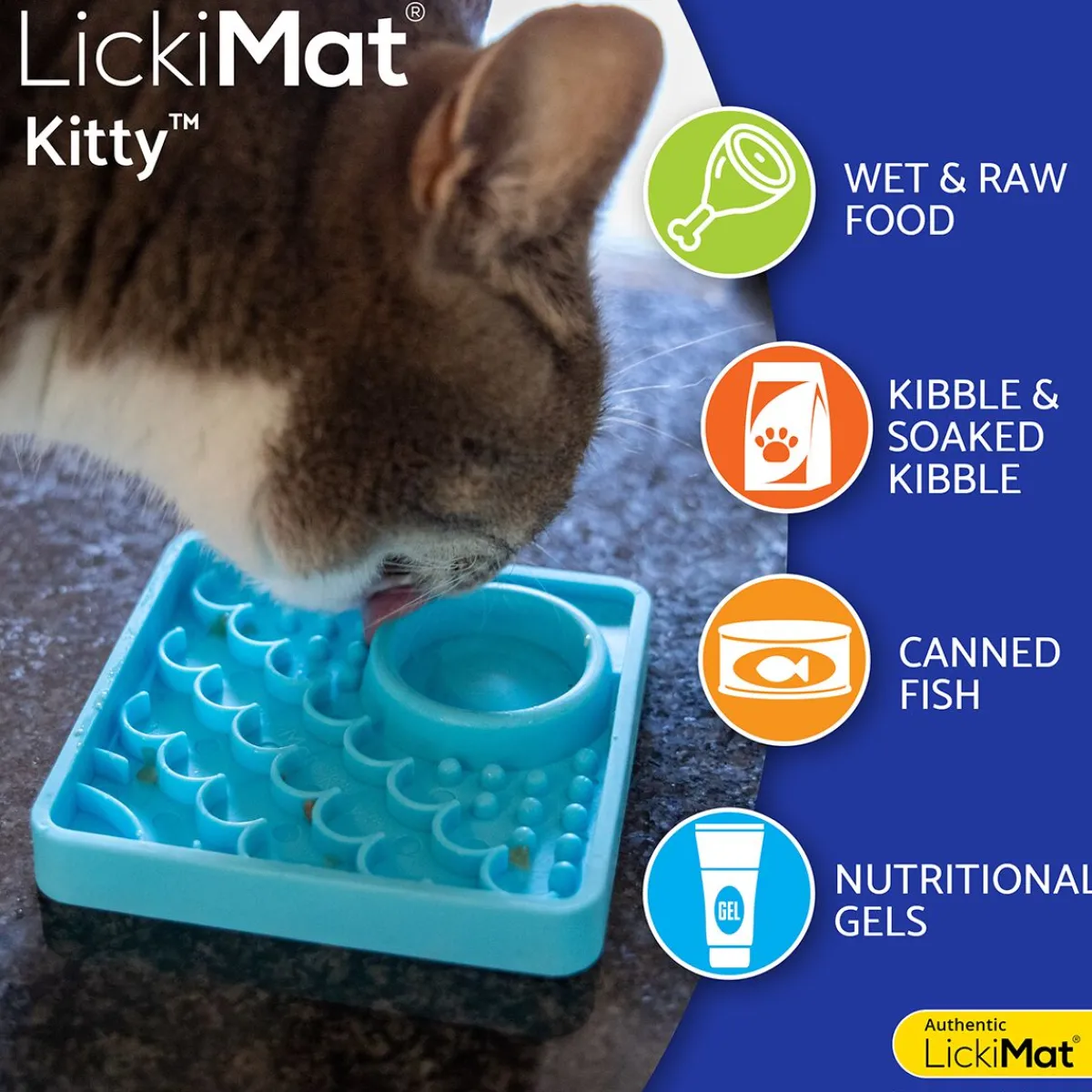 LickiMat Kissan Ruoka- Ja Juomakupit|Uutuudet Kissoille*Kitty