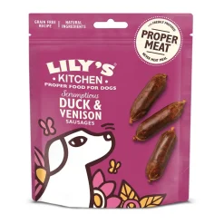 Lily's Kitchen Pikkuherkut Ja Treeninamit*Duck&Venison minimakkarat 70g