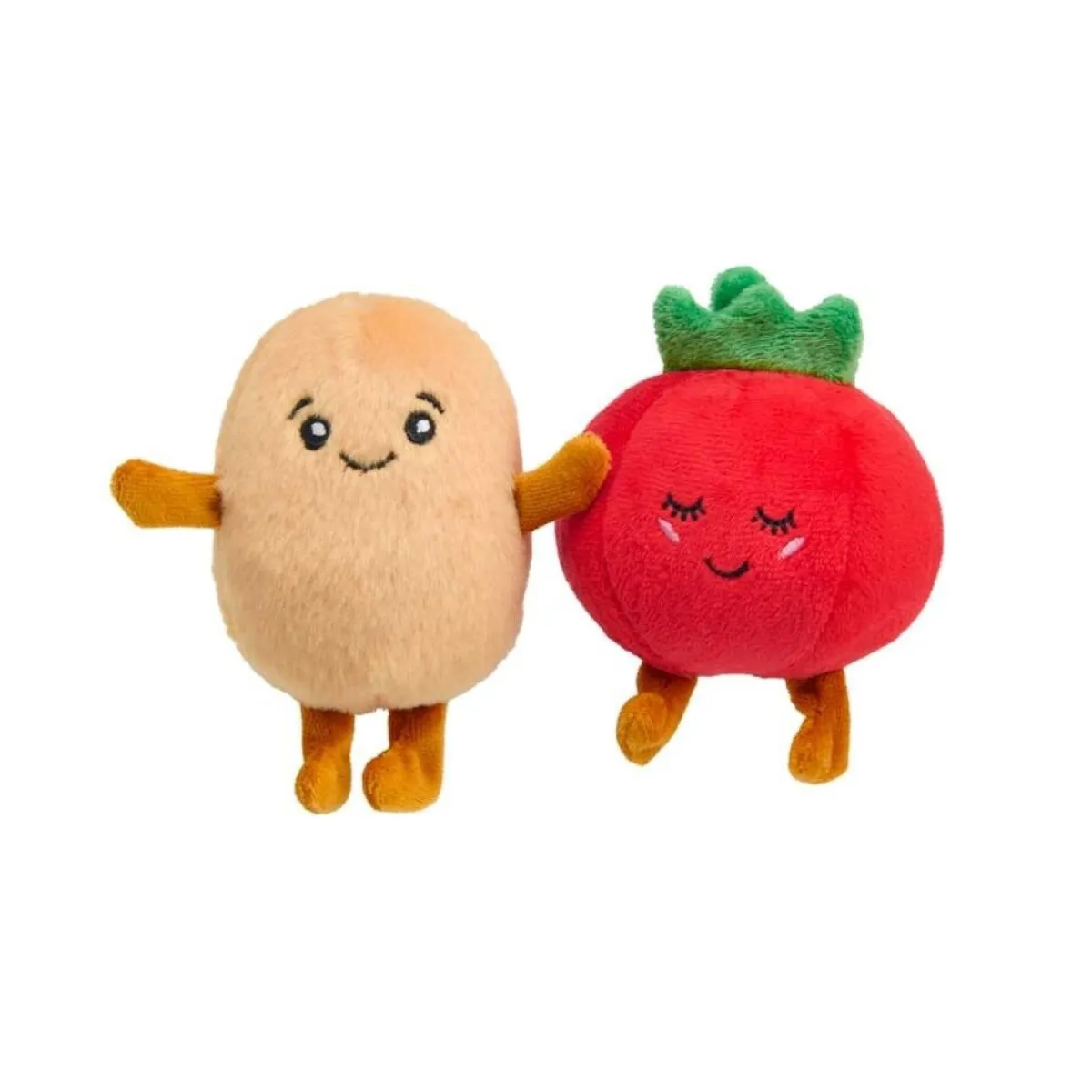 Little&Bigger Koiran Pehmolelut*Breakfast Club pehmopapu & tomaatti 2-pack