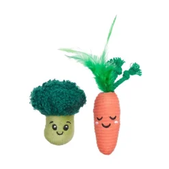 Little&Bigger Kissanminttulelut*Food Market porkkana & parsakaali 2-pack