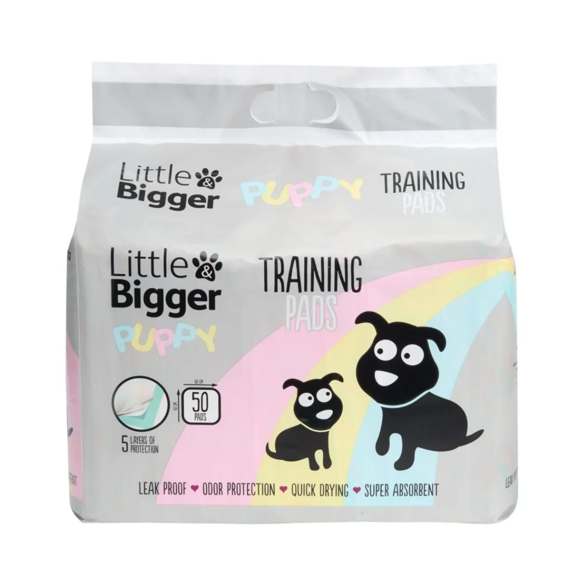 Little&Bigger Pennun Pissa-Alustat|Pissa-Alustat*Puppy Basics Pentualusta koiralle 50kpl 60x60cm