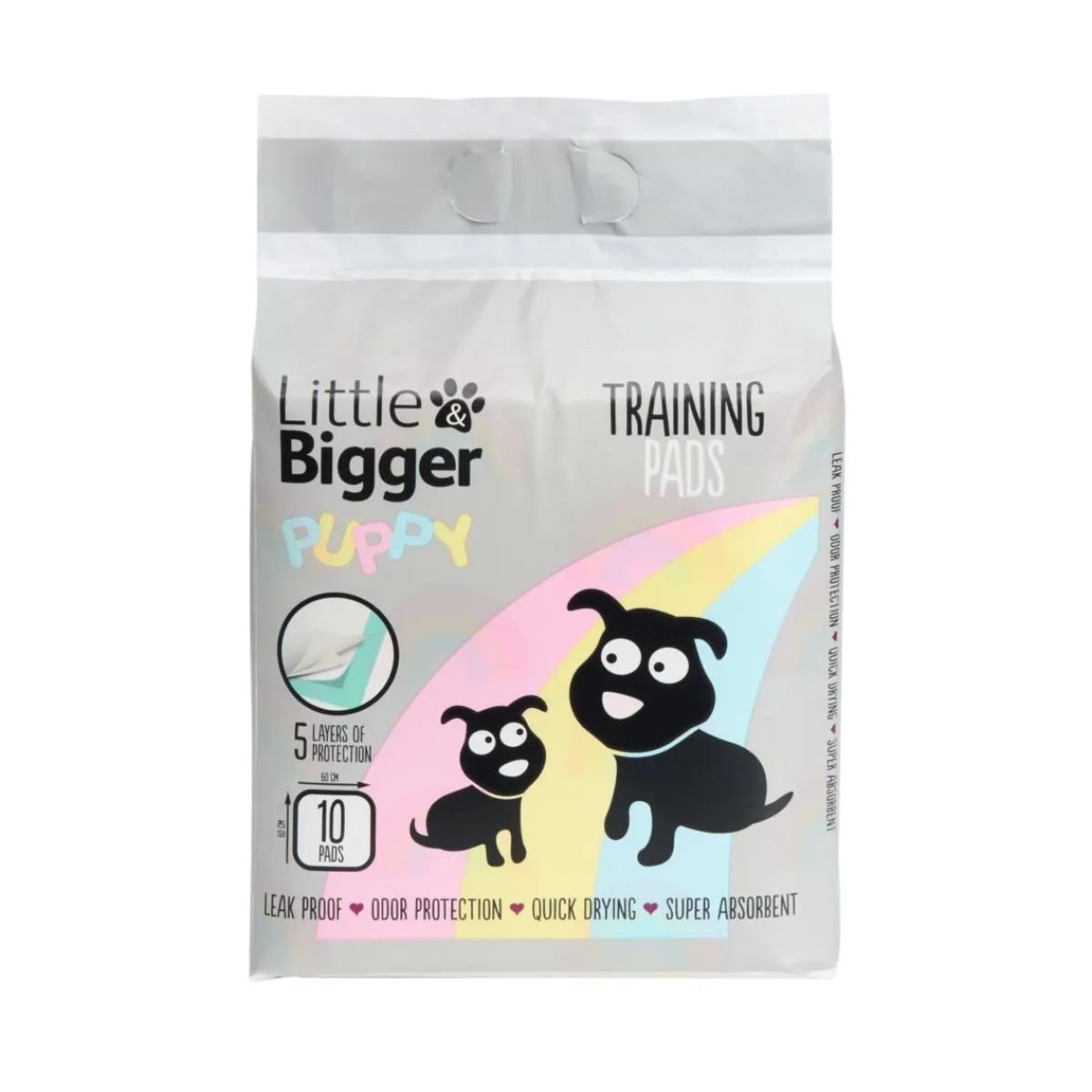 Little&Bigger Pennun Pissa-Alustat|Pissa-Alustat*Puppy Basics Pentualusta koiralle 10kpl 60x60cm