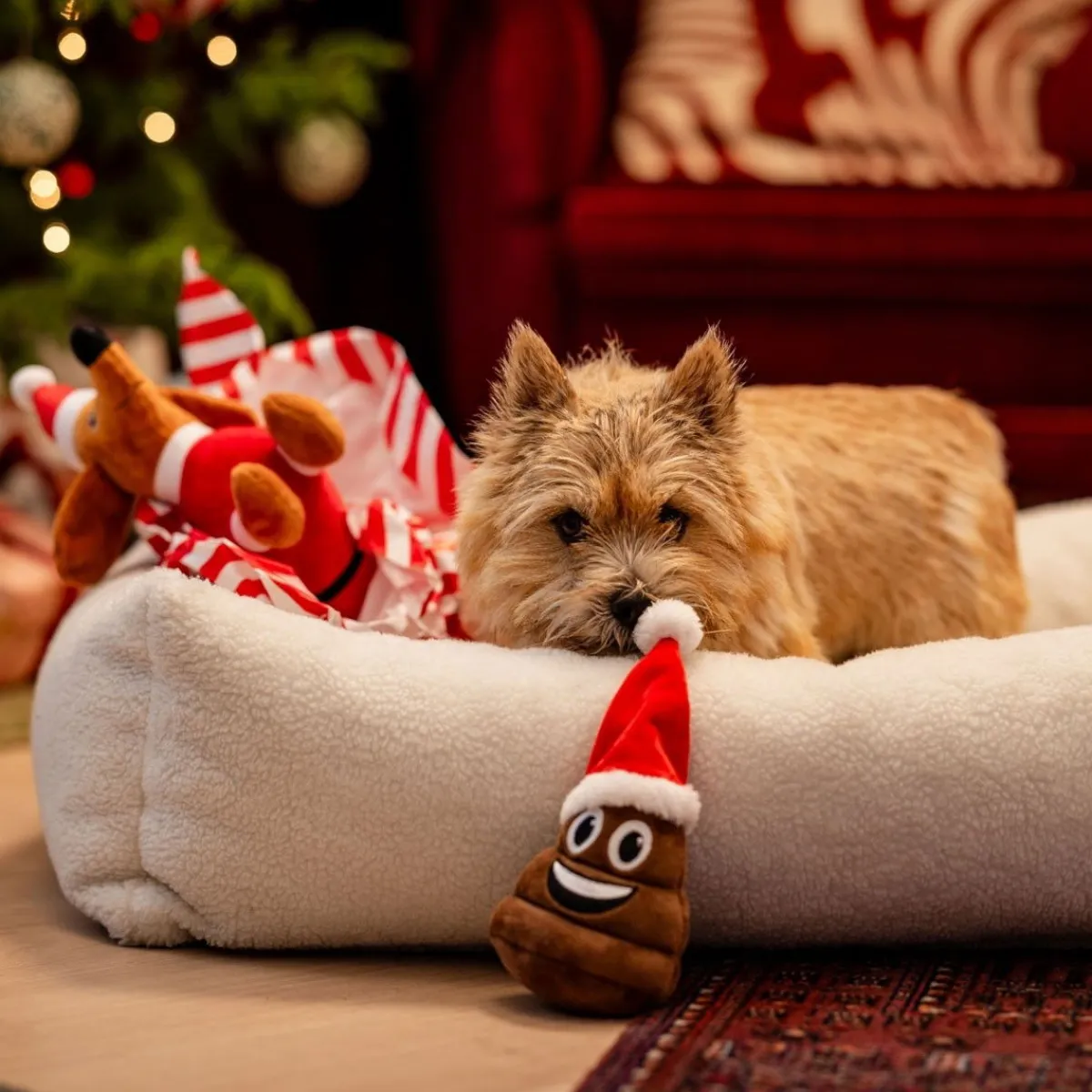 Little&Bigger Koiran Pehmolelut|Koiran Vinkulelut*Seasons Classics Xmas-kakka