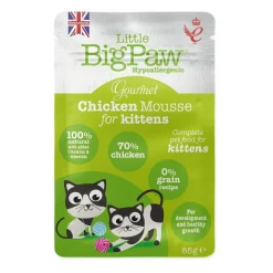 Little BigPaw Kissan Märkäruoka|Kissanpennun Ruoka*Gourmet Chicken Mousse Kittens 85g