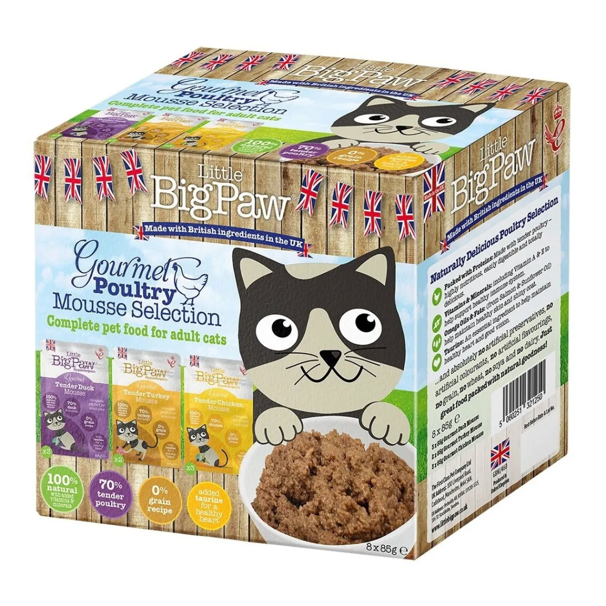 Little BigPaw Kissan Märkäruoka*Gourmet Poultry Mousse Selection 8x85g