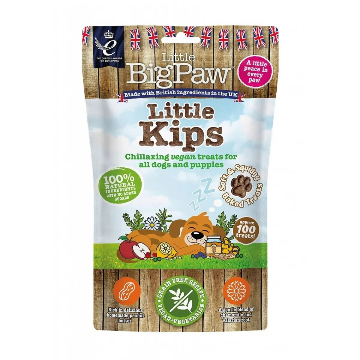 Little BigPaw Pehmeät Koiran Herkut|Pikkuherkut Ja Treeninamit*Vegaaniset koiranherkut 90 g
