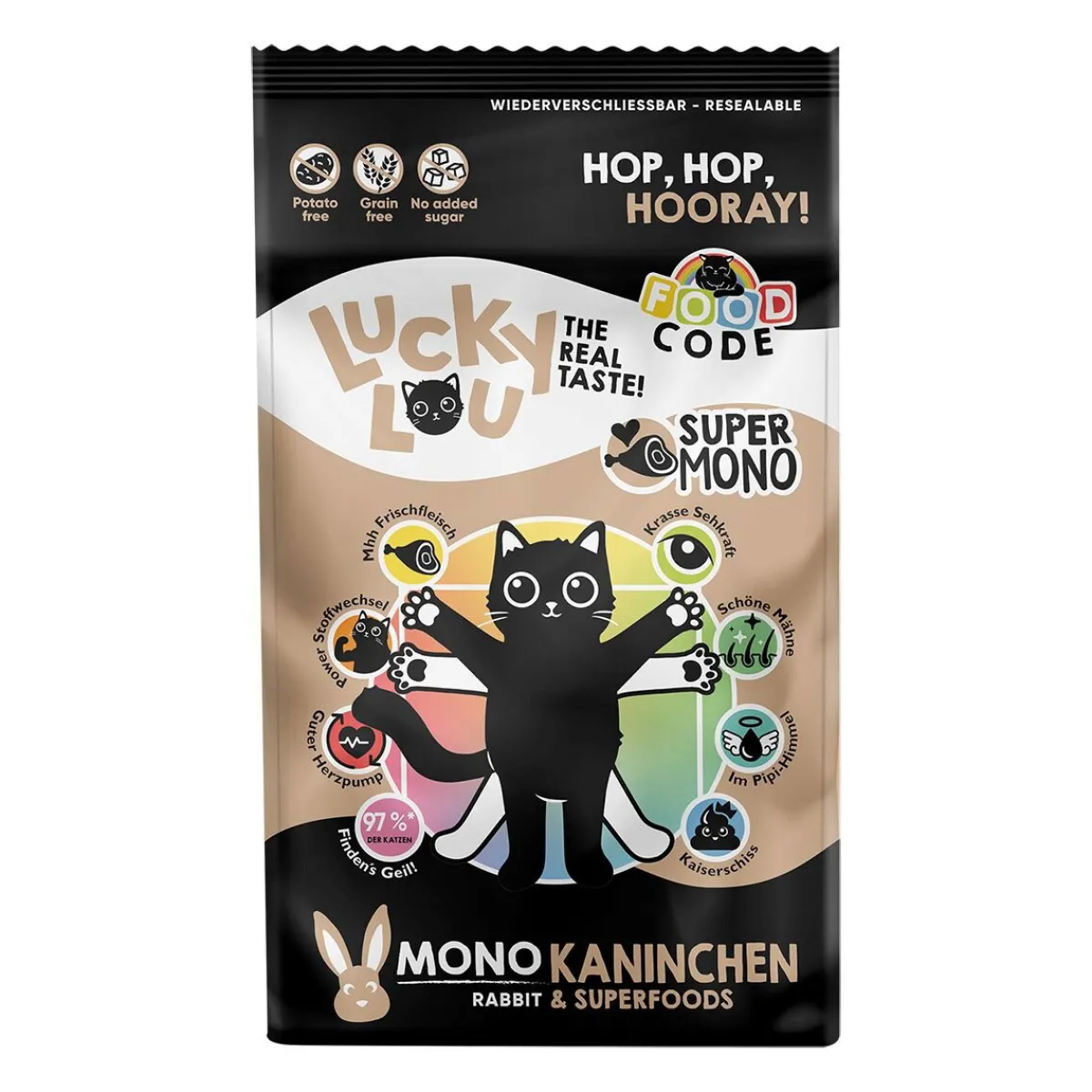 Lucky Lou Kissan Kuivaruoka*Mono Kani 1,7 kg