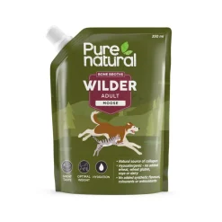 Purenatural Ruokinnan Monipuolistaminen|Ruokalisukkeet*Luuliemi Wilder hirvi 350 ml
