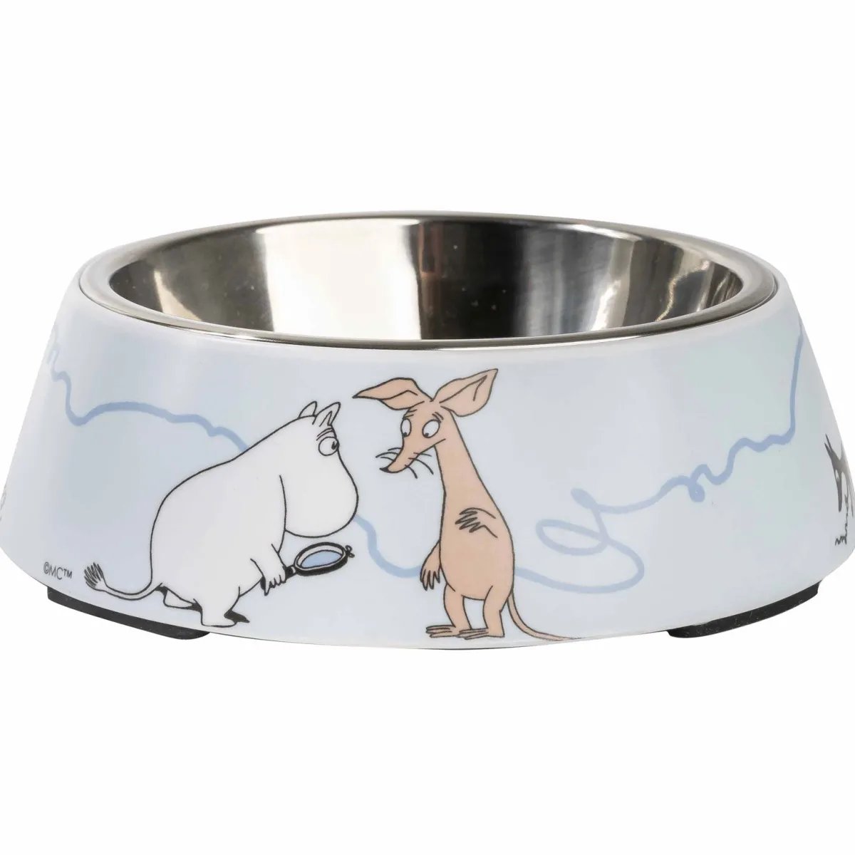 Moomin Koiranpennun Ruokailu|Koiran Ruoka- Ja Juomakupit*Melamiinikuppi for Pets, S 160 ml