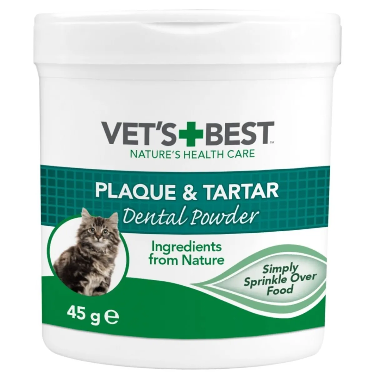 Vet's Best Hampaidenhoitotuotteet|Kissan Hampaat*Merilevä kissalle Vet’s Best Cat Plaque & Tartar Powder 45 g