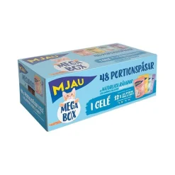 Mjau Kissan Märkäruoka*Megapack lihaa ja kalaa hyytelössä 48 x 85 g