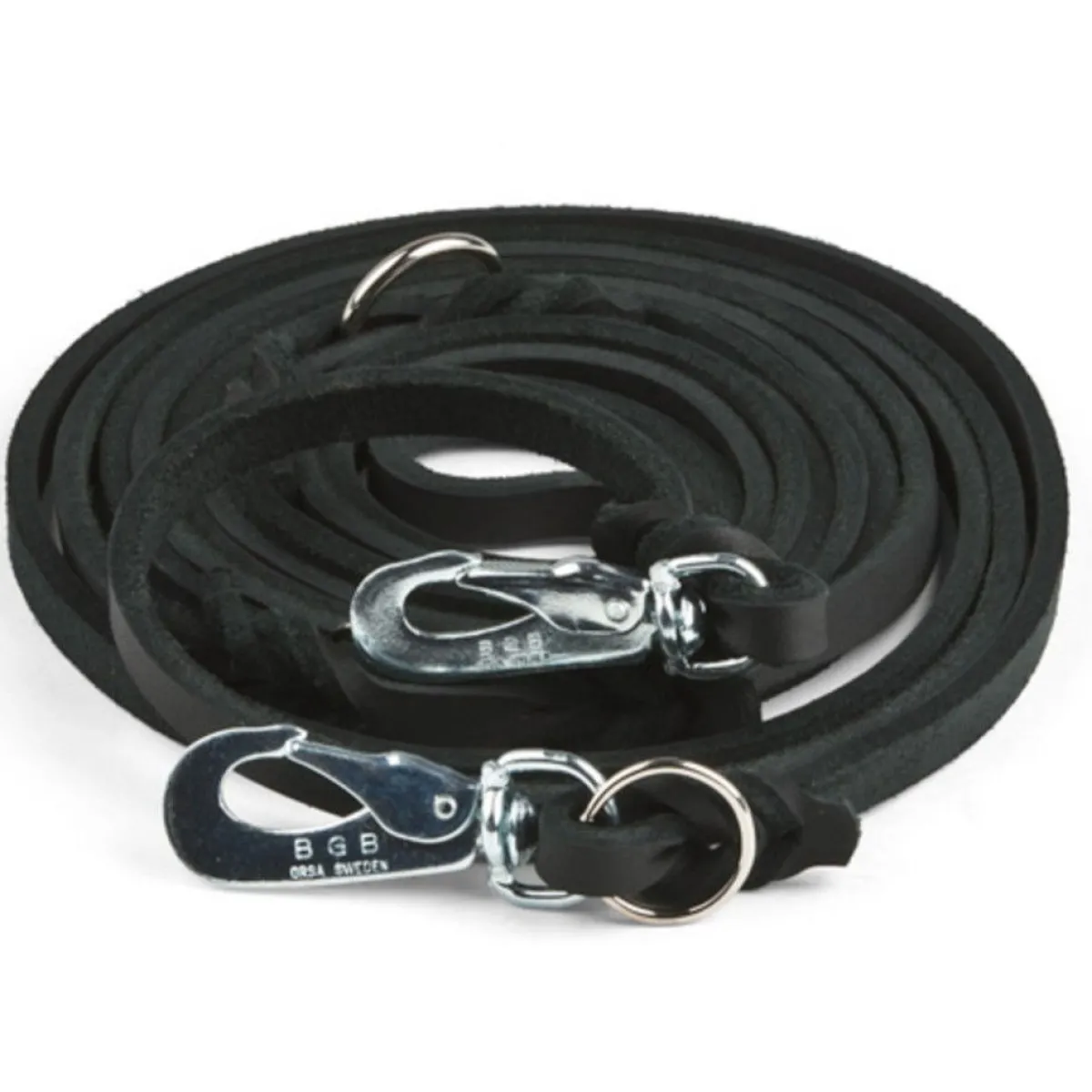 Feel Koiran Hihnat Ja Flexit*Monitoimitalutin Leather Braid, musta
