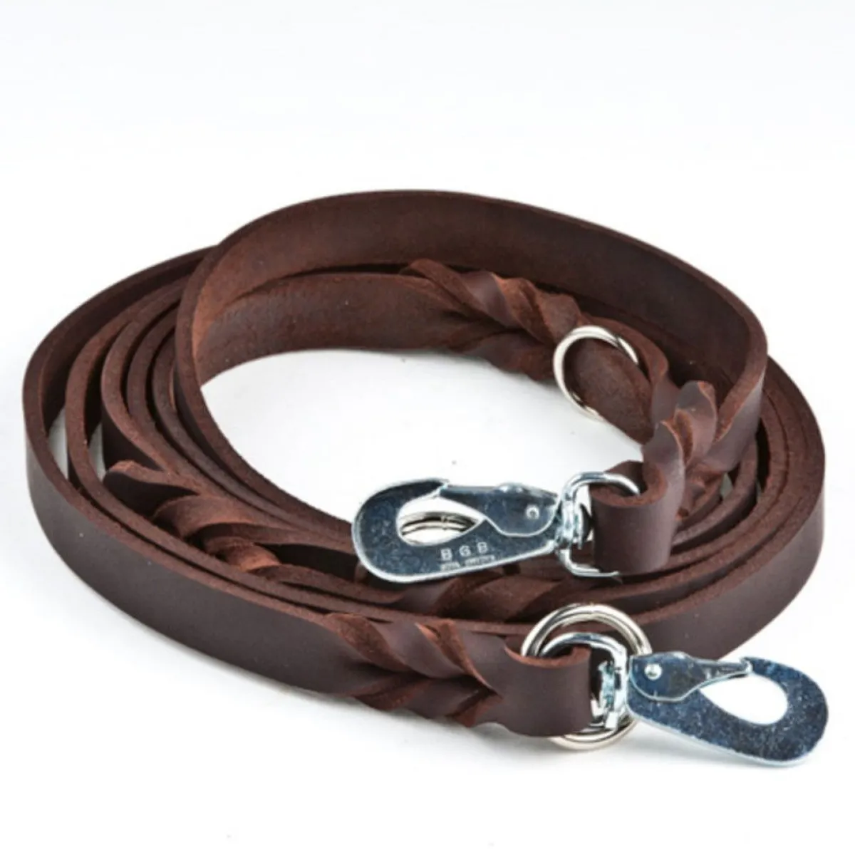 Feel Koiran Hihnat Ja Flexit*Monitoimitalutin Leather Braid, ruskea