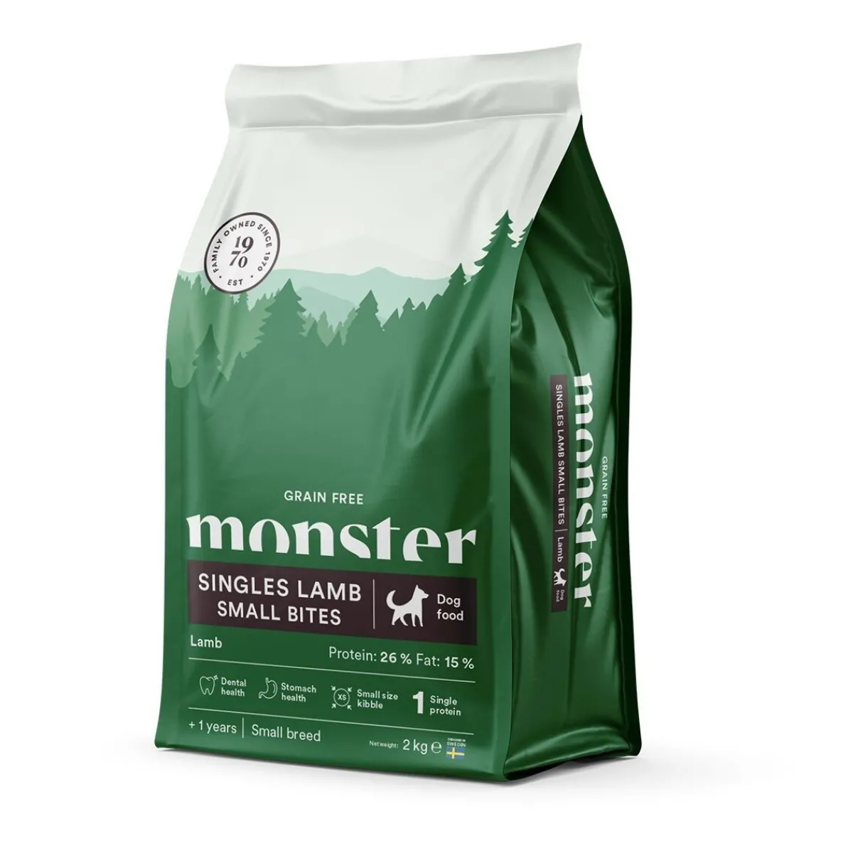 Monster Pet Food Koiranruoat Erityistapeisiin|Koiran Kuivaruoka*Monster Adult Small Grain Free Singles lammas