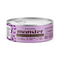 Monster Pet Food Kissan Märkäruoka*Monster Cat Adult Multi Protein Ankka&riista 100g