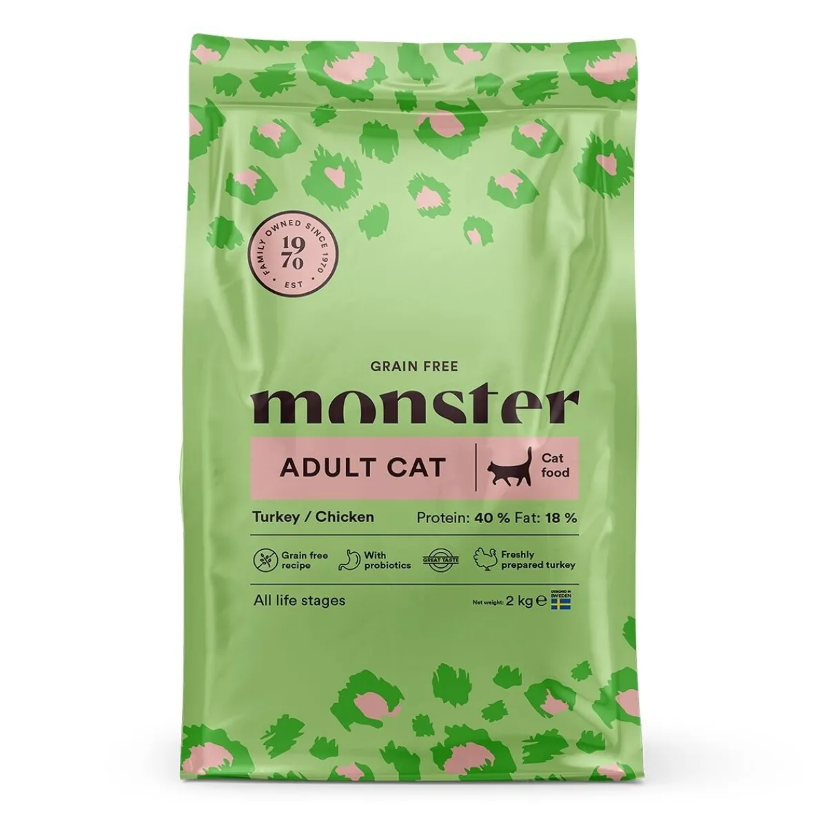 Monster Pet Food Viljaton Kissanruoka|Kissan Kuivaruoka*Monster Cat Grain Free Kalkkuna & Kana