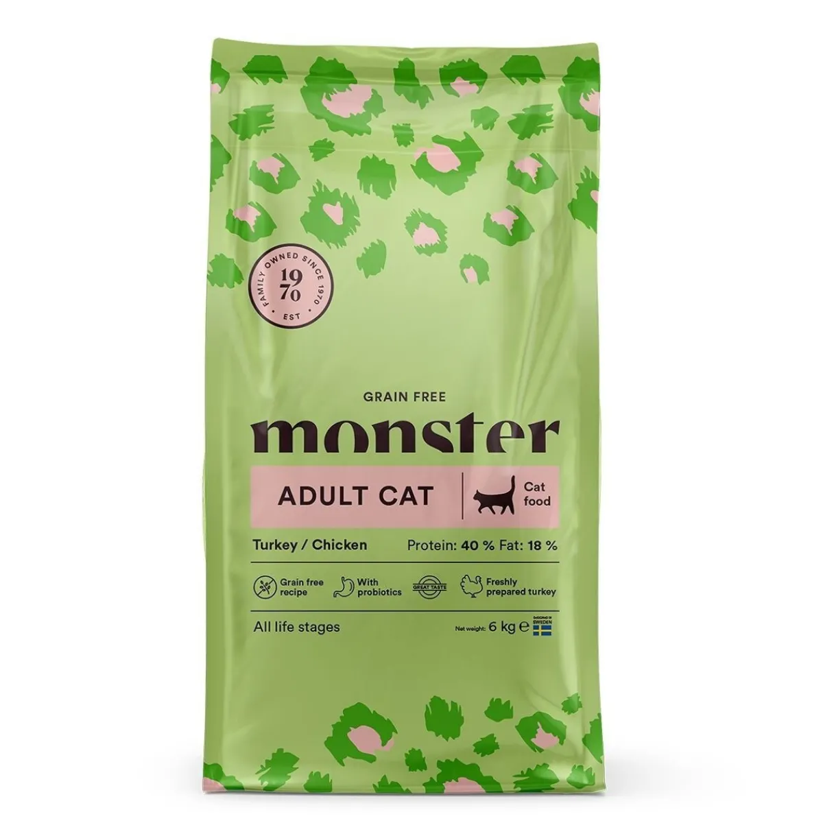 Monster Pet Food Viljaton Kissanruoka|Kissan Kuivaruoka*Monster Cat Grain Free Kalkkuna & Kana