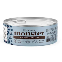 Monster Pet Food Kissan Märkäruoka*Monster Cat Kana&Lohi 100 g