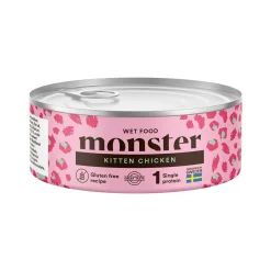 Monster Pet Food Kissan Märkäruoka|Kissanpennun Ruoka*Monster Cat Kitten Chicken 100 g