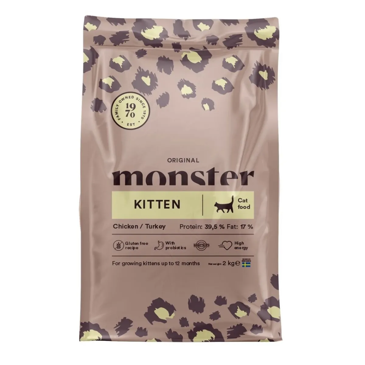 Monster Pet Food Kissanpennun Ruoka|Kissan Kuivaruoka*Monster Cat Kitten Kana & Kalkkuna