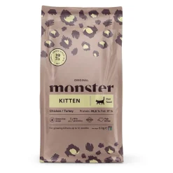 Monster Pet Food Kissanpennun Ruoka|Kissan Kuivaruoka*Monster Cat Kitten Kana & Kalkkuna