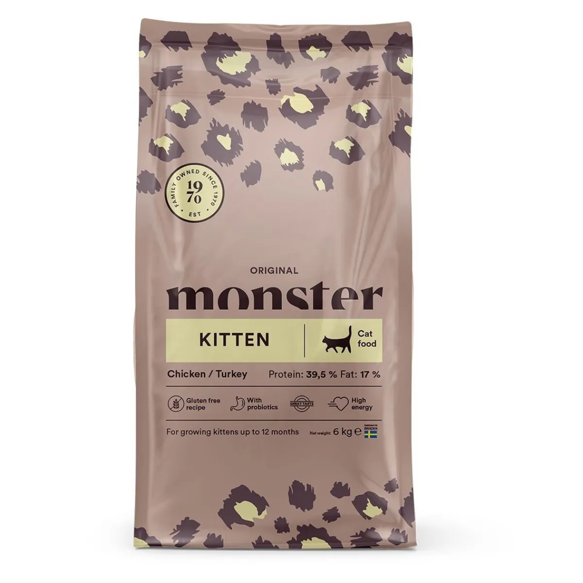 Monster Pet Food Kissanpennun Ruoka|Kissan Kuivaruoka*Monster Cat Kitten Kana & Kalkkuna
